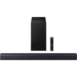 Samsung B-Series Soundbar HW-B550F 2.1 ch DTS Virtual:X Soundbar with Subwoofer (2025 Model) Voice Enhance Mode, Bass Boost, Adaptive Sound