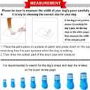 QUMY Dog Shoes for Large Dogs, Medium Dog Boots & Paw Protectors for Winter Snowy Day, Summer Hot Pavement, Water-Resistant in Rainy Weather, Outdoor Walking, Indoor Hardfloors Skid-Resistant Sole. Size 3