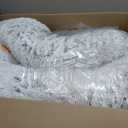 Best Friends by Sheri The Original Calming Donut Dog Bed for Large Dogs up to 100 lbs, Shag Faux Fur, Frost Gray, Large, 36" x 36"