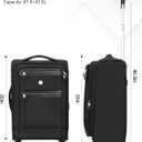 star cloud Expandable Carry On Luggage with Garment Compartment, 22x14x9 Softside Carry On Suitcase with Detachable Spinner Wheels, USB&Type-C charger, TSA Lock,Luggage For Travel Business Trip, 22 x 14.5 x 9 inches