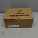 Samfolk Faraday Box with Faraday Bags for Car Keys, Car Key Signal Blocking Box, Keyless Entry Car Key Safe Protector Anti-Theft Shielding Cage (Large)