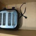 BLACK+DECKER 4-Slice Toaster, Extra Wide Slots, 7 Shade Settings, 1400 Watts, Frozen and Bagel Buttons, Toast Shade Selector, Extra Lift