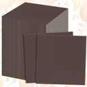 Teling 100 Pcs Fall Paper Napkins Disposable Coffee Color Napkins for Autumn Holidays Wedding Home Luncheon Reception Tea Party Dining Supplies Thanksgiving Party Decorations (Coffee Color)