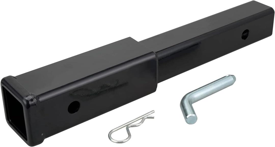 12" Trailer Hitch Extension Extender 12 Inches Trailer Hitch Extension Hitch Extender for 2-inch Receivers 5/8" Pin Hole 4000 GTW 350-TW