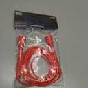 5mm PVC Jump Rope for Fitness | Adjustable Indoor/Outdoor Skipping Rope with Unbreakable Handles | Ultra-Strong PVC & White Grips (Scarlet Red)