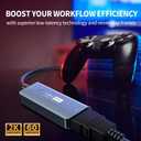 Papeaso Video Capture Card, 4K HDMI to USB/USB C 3.0 Capture Card, 1080P 60FPS Video Capture Device, for Streaming, Teaching,Gaming, Video conferencing or Live Broadcasting