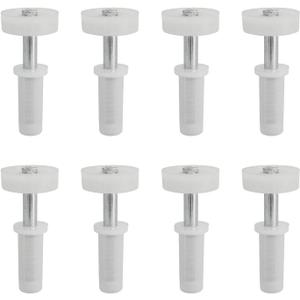 Maxmoral 8pcs Bifold Door Hardware 7/8" Bi-Fold Door Top Guide Wheel