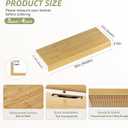 Wire Shelf Covers,30" W x 12" D,4pcs,Natural
