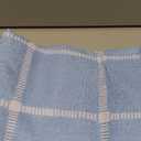 Romanstile Rectangle Plastic Tablecloth, 100% Waterproof Oil-Proof Checkered PVC Table Cloth, Heavy Duty Vinyl Table Cover for Dining, Camping, Picnic, Outdoor - 54 x 120 Inch, Light Blue