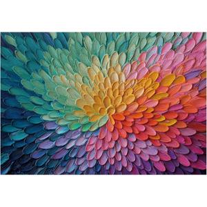 300 Piece Puzzle for Adults Gradient Rainbow Puzzles 15x10 Inches | Colorful Jigsaw Puzzle for Adult Kids Home Decoration Birthday Party Gift Toys
