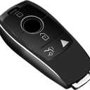 Tukellen for Mercedes Benz Key fob Cover,Special Soft TPU Key Case Protector Compatible with 2017-2021 E-Class 2018-2021 S-Class 2019-2021 A-Class C-Class G-Class-Black