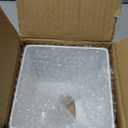 Metal Tissue Box Cover Square, Hand Hammered Tissue Box Holder, Classic White Tissue Box Cover Napkin Dispenser Accessories for Bathroom, Countertops, Dressers, Night Stand, Parlors and Office