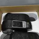 Under Desk Elliptical Machine, Electric Seated Pedal Exerciser, Mini Elliptical Leg Exerciser with Remoter, 12 Level Speeds, Forward & Reverse Direction, Manual & Auto Mode for Home Office (Black)