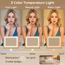 Vanity Mirror with Lights 22"x17", LED Lighted Makeup Mirror, Magnifying