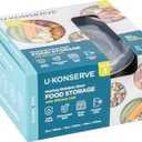 Round Nesting Trio Containers (Set of 3) Clear