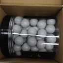 68 Cal Kinetic Projectiles, no Parting Line Burr, Mirror Polishing,for Training,Paintball Pepper Practice BallCan be Reused Kinetic Ball Compatible All .68 Cal Pepper Ball Launchers