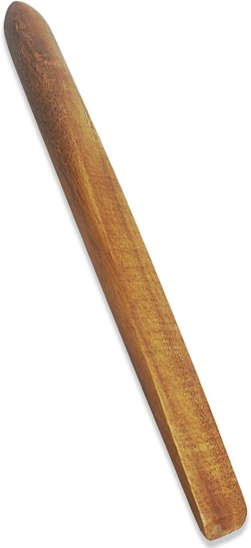 11'' Acacia Wooden Sourdough Bread Mixing Stir Stick, Sourdough Spatula Wooden for Kitchen Cooking, Wooden Sourdough Bread Making Tools for Stir in Flour, 28*1.5cm