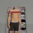 Calvin Klein Men's Steel Micro 3-Pack Boxer Briefs (Medium, Black/Black/Black)