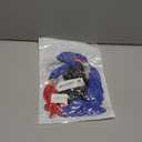 Red Blue Black Balloons, 60PCS Red and Blue Party Balloons, 12Inch Metallic Silver Balloons Dark Red Blue Confetti Balloons for Boys Birthday Graduation Baby Shower Party Decorations