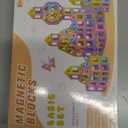 Toddler Girl Toys, Magnetic Tiles 44pcs, Birthday Gifts Ideas for Girls Age 3-5, Magnetic Building Blocks, Magnet STEM Montessori Toddler Kids Christmas Toys Gifts for 3 4 5 6 7 Year Old Girls