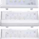 WRS325DFAM02 WRS325FDAB06 WRS322FDAM04 Refrigerator Lighting Set - 1 Pack on The Ceiling and 2 Pack in Freezer Side Refrigerator LED Lights Fit for Whirl-Pool WRS322FNAM01 WRS325FDAM02 WRS325FDAW04