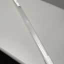 MONOID Cabinet Door Protector, Slip-On Plastic Edge Guard for Kitchen & Drawer Fronts, Prevent Wear, Chipping & Discoloration, Cabinet Bumpers - 5/8" Thick, 39.4" Length - Clear,5 Pack