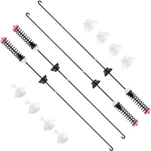Upgrade (2026) W11130360 Washer Suspension Rod Kit 4pcs Compatible with Whirlpool Maytag Kenmore Washer, Replacement Part W10683562 W10859079 W10901041 W11033800 4843104 AP6262442 PS12347545