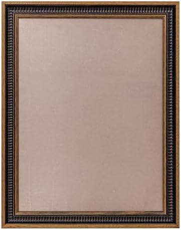 ArtXO 12x16 Picture Frames: Wooden Frames for 12x16inches Photo Display, Rustic Photo Frames for Birthday Christmas Presents, Black&Brown Wall Picture Frame 12 by 16 in