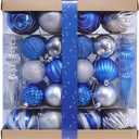 Christmas Balls for Tree Christmas Ball Ornaments  Christmas Baubles Shatterproof Christmas Tree Decorations Ball Ornaments Balls Xmas Hanging Decor Christmas Ornaments Balls