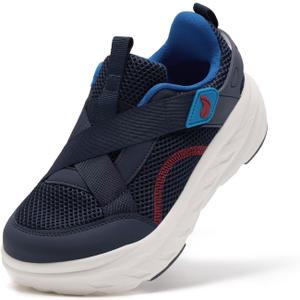Boys Girls Kids Orthopedic Tennis Shoes: Wide Toe Box Comfortable Casual Plantar Fasciitis Arch Support School Athletic Running Sneakers, Lightweight Orthotic Sports Walking Shoes for Foot and Pain