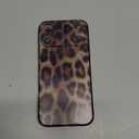 RUMDEY Cute Cheetah Print for iPhone 17 Pro Max 6.9" Phone Case, Luxury Leopard Pattern Design Cases Soft Silicone Slim TPU Shockproof Protective Bumper Cover for Women Girls- Brown