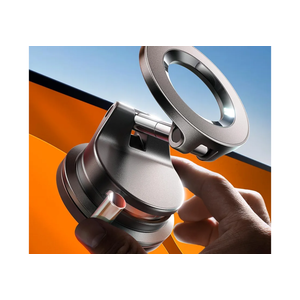 LISEN for Magsafe Car Mount, Cell Phone Holders for Your Car, Magnetic Car Accessories for Women Men BMW Jeep Truck, Vacuum SuctionPro Mount for Gifts Kits, for iPhone 17-12 Pro Max Plus, Black