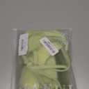 ZAFUL Bikini Sets for Women Halter Two Piece Swimsuit Ribbed High Cut Tie Side Thong Bathing Suit Sexy Padded Swimwear (Large, Green)