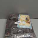 3x5 Rustic Brown Large Entry Way Area Rugs Indoor Washable - Non-Slip Low Pile Kitchen Floor Mats, Floral Botanical Bedroom Rug, Thin Waterproof Laundry Room Rugs Stain Resistant