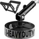 EVERSTRONG T Bar Row Attachment with V Bar Attachment Landmine Handle - 360 Swivel Landmine Attachment for Barbell for Full-Body Workout in Home Gym - Small Spaces - Deadlifts Squats Landmine Stand, 2" Base with V Grip