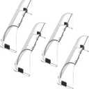 Air Vent Deflector,4-Pack Redirect Airflow Powerful Magnetic Vent Air & Heat Deflector for Ceiling, Floor and Wall,Sidewall - Adjustable from 8.5" to 15"