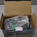 Motion Activated Animal Repeller with Water Sprinkler, Solar Powered Deer Repellent Devices, IP65 Waterproof Cat Repellent Outdoor with Flashing Light, Deter Foxes Skunks Dog Raccoons from Garden (Black)