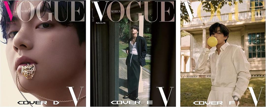 DREAMUS Vogue Magazine OCT 2022 BTS V [D,E,F] (Cover D), SMK1348