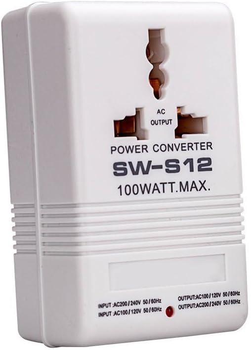 100W Power Converter, AC 110V to 220V Step Up Voltage Converter, AC 220V & 110V Step Down Transformer, Travel Adapter Transformer with Universal Socket for Small Appliances Below 50W 100W Power Converter, AC 110V to 220V Step Up Voltage Converter, AC 220V & 110V Step Down Transformer, Travel Adapter Transformer with Universal Socket for Small Appliances Below 50W