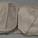 Veken 8 Set Packing Cubes for Travel, Birthday Gifts for Women Mom Her, Cruise Ship Essentials Accessories for Beach Vacation, Suitcase Organizer Bags for Luggage with Hanging Toiletry & Shoe Bag (Dutch Cream)