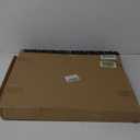 FHSQX 2 Pack Clear Window Storage Bins - Large Stackable Linen Fabric Storage for Clothes Foldable Container Organizer Set with Carrying Handles (Beige, 19.7x 15.7x 12.6 Inch)