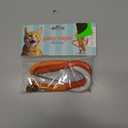 Cat Toy Bite Rope Funny Wear Resistant Home Portable Educational Toys Multipurpose Pet Chew Toy for Small Animals Kitten Puppy Accessories Orange