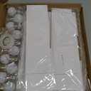 2.4FT/28.74in Marquee Light up Numbers Marquee Number 8 with White Lights for Birthday Party Large Mosaic Frame Letter Cardboard Pre-Cut Giant Cut-Out Thick Foam Board Sign DIY Decorations