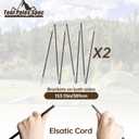 Tent Poles Replacement Compatible with Coleman 2 Person Sundome Camping Tent, Pre-Assembled Replacement Poles for Coleman, Easy to Install, Lightweight Fiberglass, 2 Pack