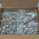 Goldenwarm 35 Pack Champagne Bronze Cabinet Pulls Gold Cabinet Handles 2-1/2 inch(64mm) Champagne Gold Drawer Pulls Brushed Bronze Drawer Handles Kitchen Bathroom Bedroom Furniture Hardware,  2-1/2in Hole Centers, Champagne Bronze, 35