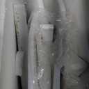 Rustic Small Tear Drop Mirror Wall Decor 6 X 15 Inch, Set of 3 Distressed White Metal Entryway Mirror, Gold Wall Mirrors Decorative for Bathroom Bedroom Living Room