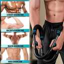 Twister Arm Trainer, 66-110lb Adjustable Fitness Equipment, Chest Workout Equipment for Men, Portable Detachable Upper Body Forearm Strengthener Shoulder Arm Exerciser for Home Gym