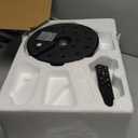 36W LED Tree Floor Lamp, Dimmable Tall Standing Lamp with Remote & Touch Control, 4 Color Temperatures Bright Floor Lamp, 3 Rotatable Light Modern Floor Lamps for Living Room Bedroom Office (Black)