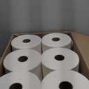 AmazonCommercial 1-Ply White Hardwound Paper Towels (416970)|Bulk for Business |High Capacity Roll |Compatible with Universal Dispensers|FSC Certified |800 feet per Roll (6 Rolls)