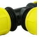 HOME-FLEX Underground IPS Yellow Poly Gas Pipe Tee (1/2)